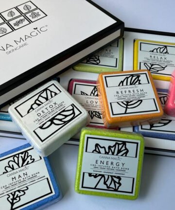 CBD Bath Bomb Gift Set – 6 Piece Collection