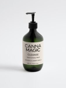 Canna Magic CLEANSE Body Wash 490 ml with beige label