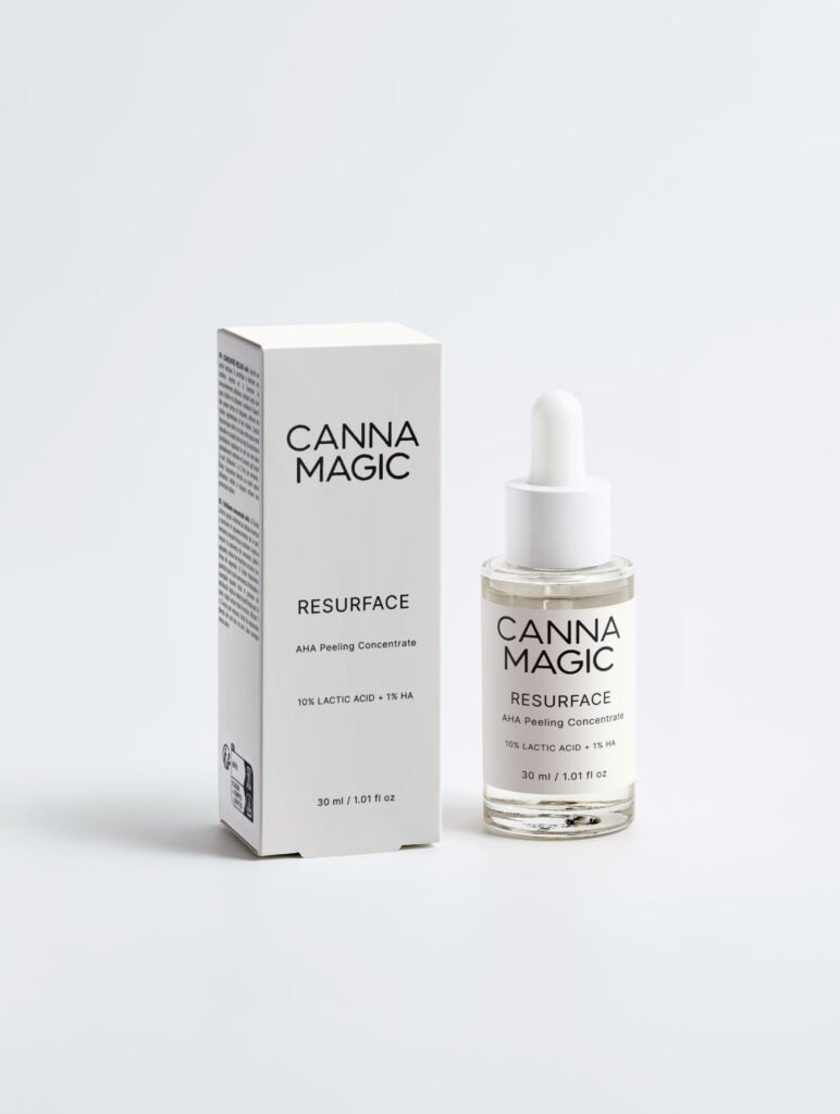 Canna Magic RESURFACE Lactic Acid Face Treatment 30 ml dropper bottle
