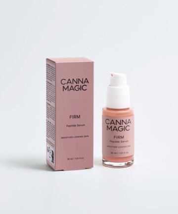 Canna Magic FIRM Peptide Serum 30 ml with dusty rose label