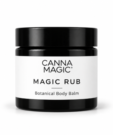 Canna Magic Magic Rub Botanical Body Balm on white background