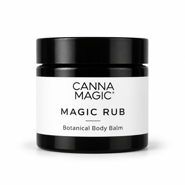 Canna Magic Magic Rub Botanical Body Balm on white background